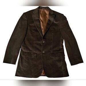 Men's Pronto Uomo Chocolate Cordoroy Blazer Jacket Ideal For Fall Winter